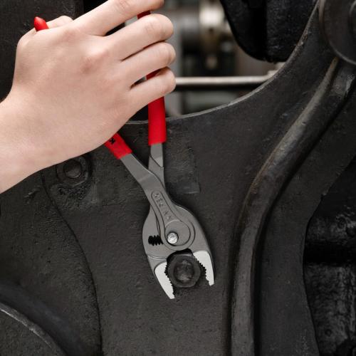 Knipex TwinGrip Front & Side Gripping Pliers Plastic Coated Grey Atramentized 250mm 82 01 250